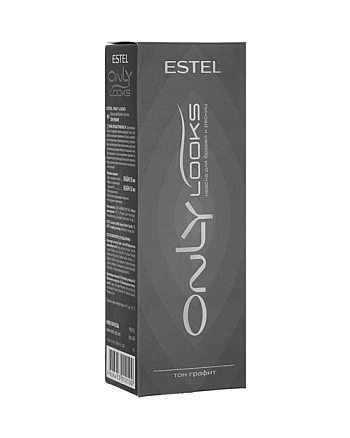 Estel Professional Only Looks 604 - Краска для бровей и ресниц, графит - hairs-russia.ru